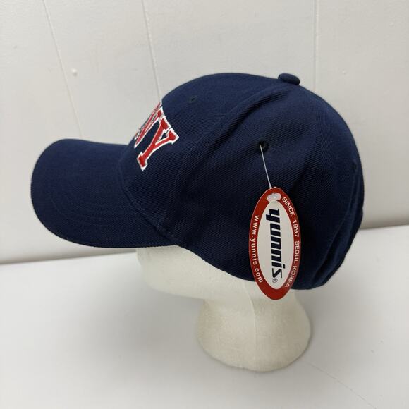 FDNY Hat Cap Blue Red NY Fire Dept Strapback Adjustable Embroidered Wool NWT - Picture 3 of 12